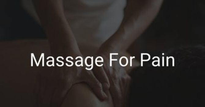 Massage Therapy For Pain